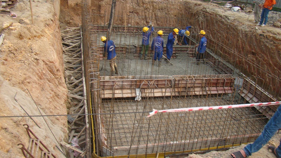 thi công bể xử lý nước thải