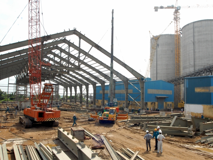 thi công lắp đặt kết cấu thép