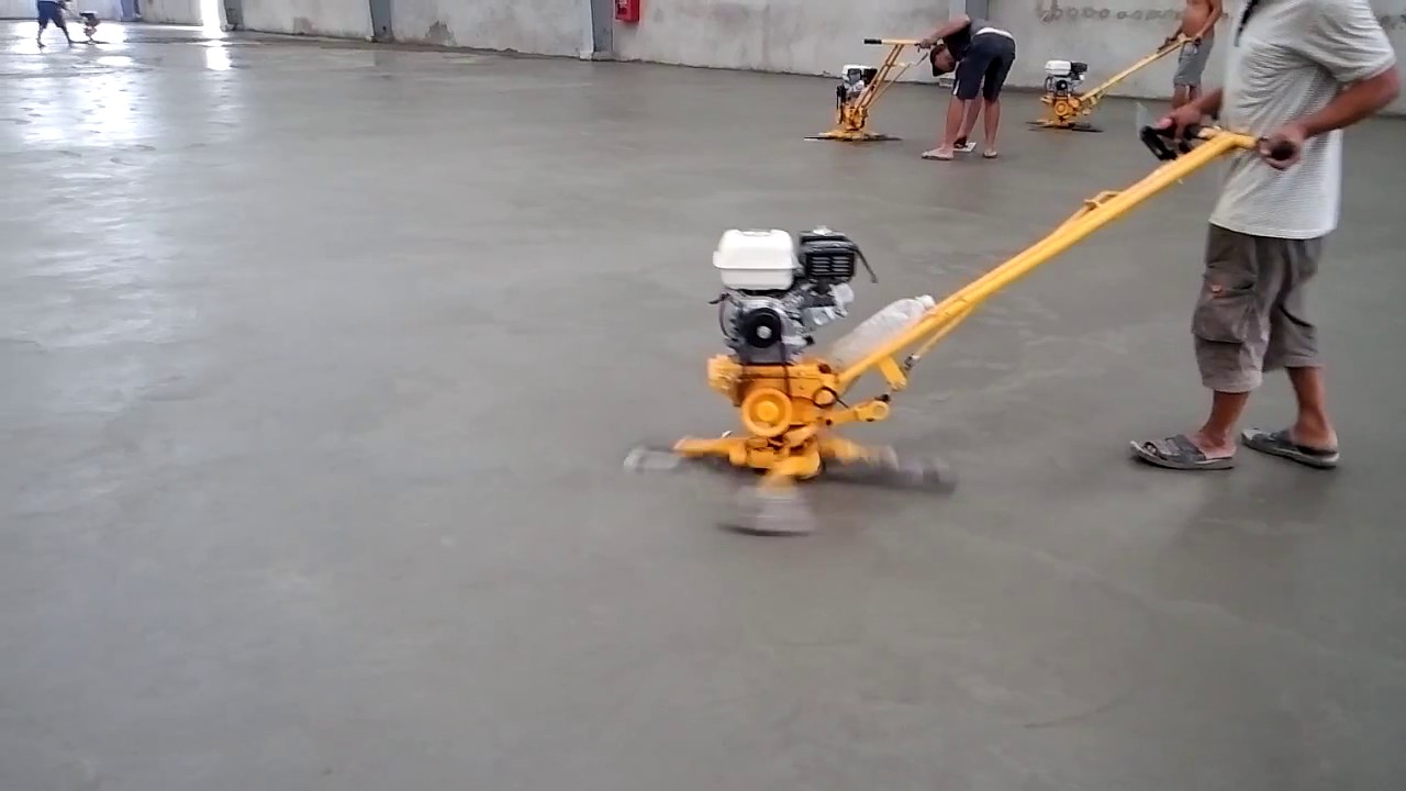 Thi công xoa nền Hardener